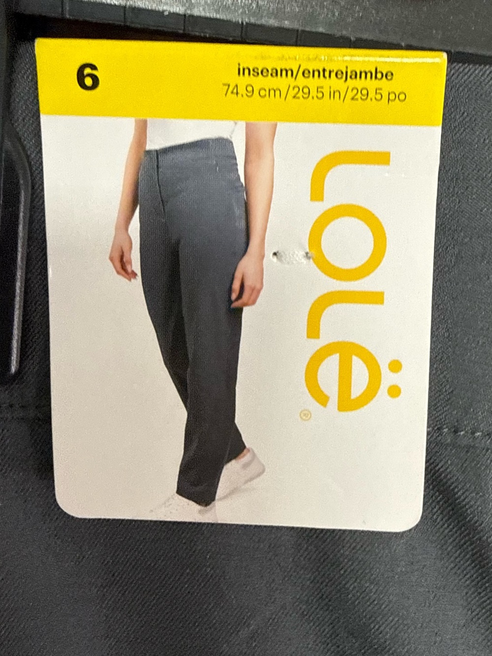 Lole Grey Women's High Rise Travel Pants in size 6